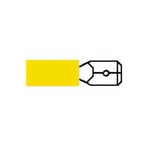 Durite Yellow 6.30mm Blade Automotive Crimp Terminal