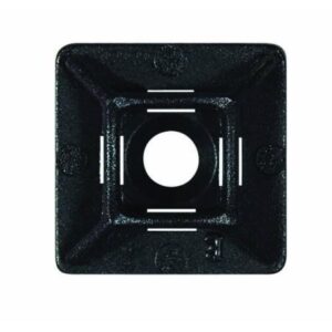Pack of 25 Adhesive Backed Black Cable Tie Wrap Bases
