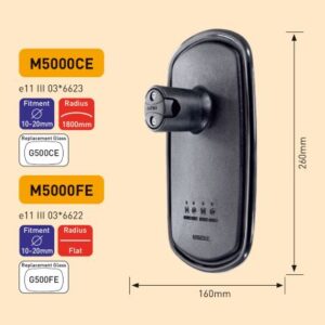 MEDIUM SIDE MIRROR 260 x 160mm