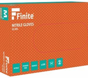FINITE ORANGE GRIP HEAVY DUTY GLOVES - LARGE