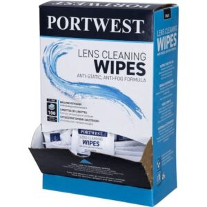 LENS CLEANING WIPES, WHITE PACK